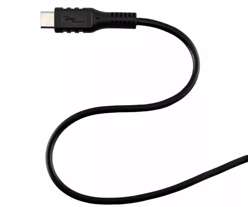 Cavo di ricarica da USB tipo C ad A, spina USB tipo C ad A, 5V, 3A, nero, confezione promozionale DINIC, 1,5 m